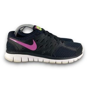 Nike Flex 2013 Run Running Shoes 580440 009 Athletic Sneakers Black Women 9.5